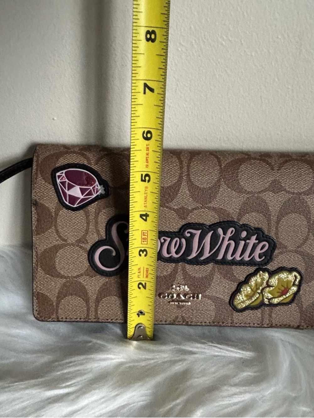 Coach x Disney Snow White Signature Canvas Crossbody Bag Brown F31352 - Picture 11 of 12